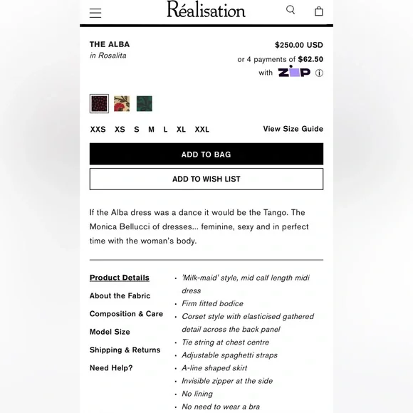 Realisation Par White Dress with Red Polka Dots - Picture 10 of 10